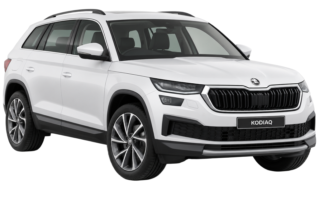 Škoda Kodiaq bianco della flotta Taxi Alguer